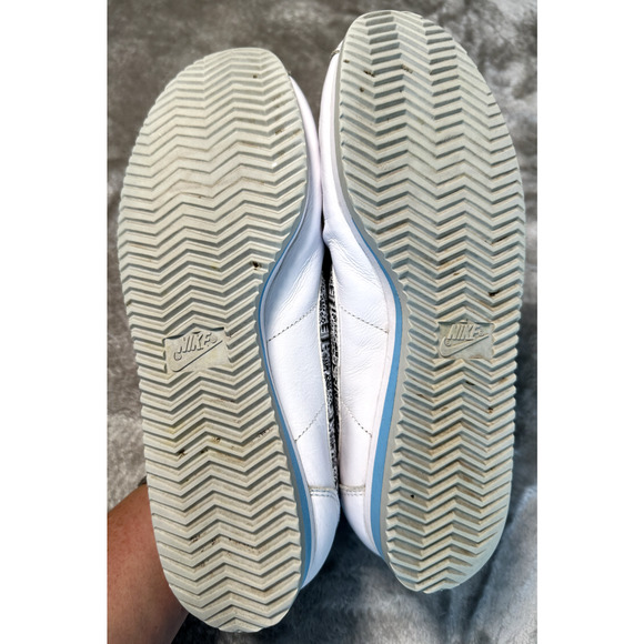 Nike Cortez '72 ‘N7’ White Leather Blue Athletic Sneakers Size 10 CJ1154-100 - Picture 5 of 9